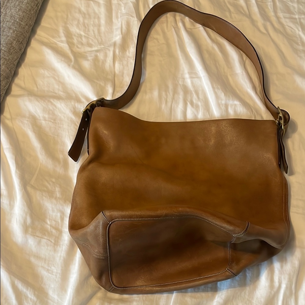 Coach Brown Leather Shoulder Bag